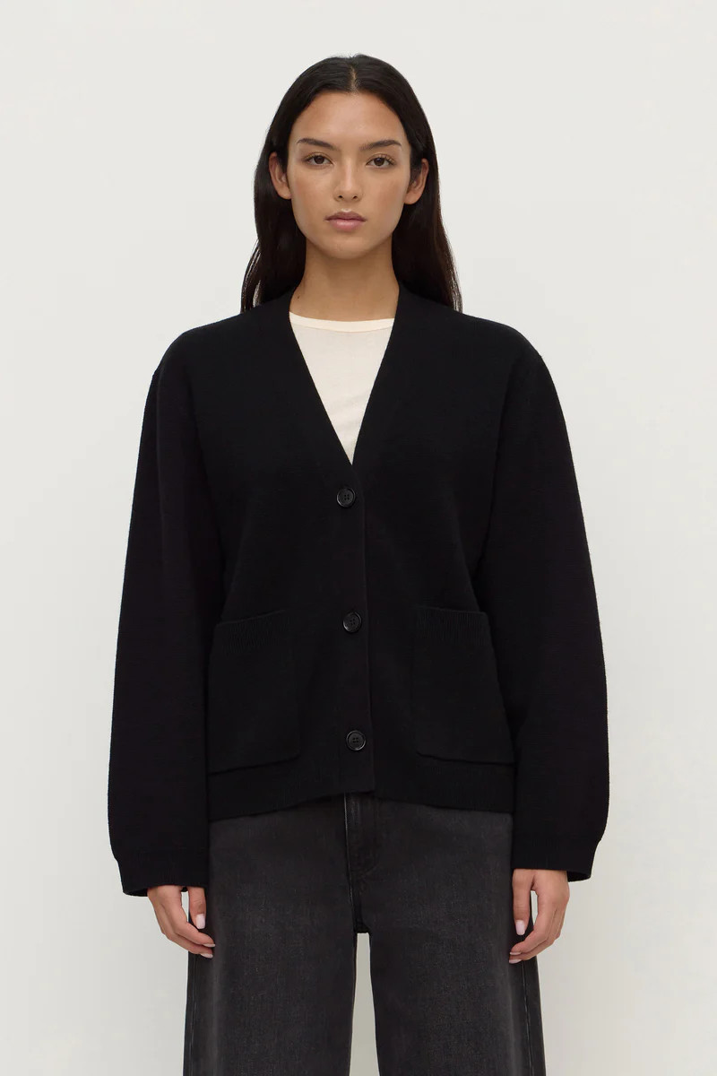 Tamsin Wool Cashmere Knit Cardigan | Assembly Label