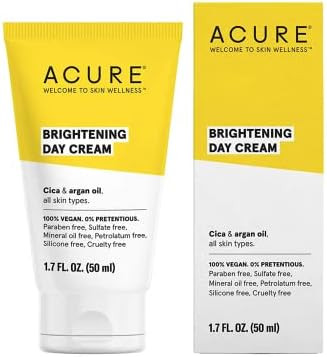 Amazon.com: ACURE Brightening Day Cream | 100% Vegan | For A Brighter Appearance | Cica & Argan O... | Amazon (US)