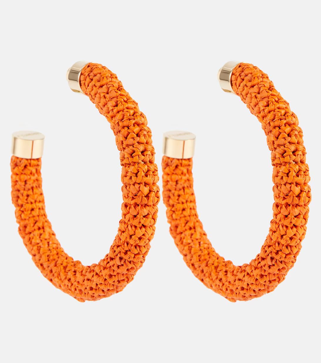 Raffia hoop earrings | Mytheresa (US/CA)