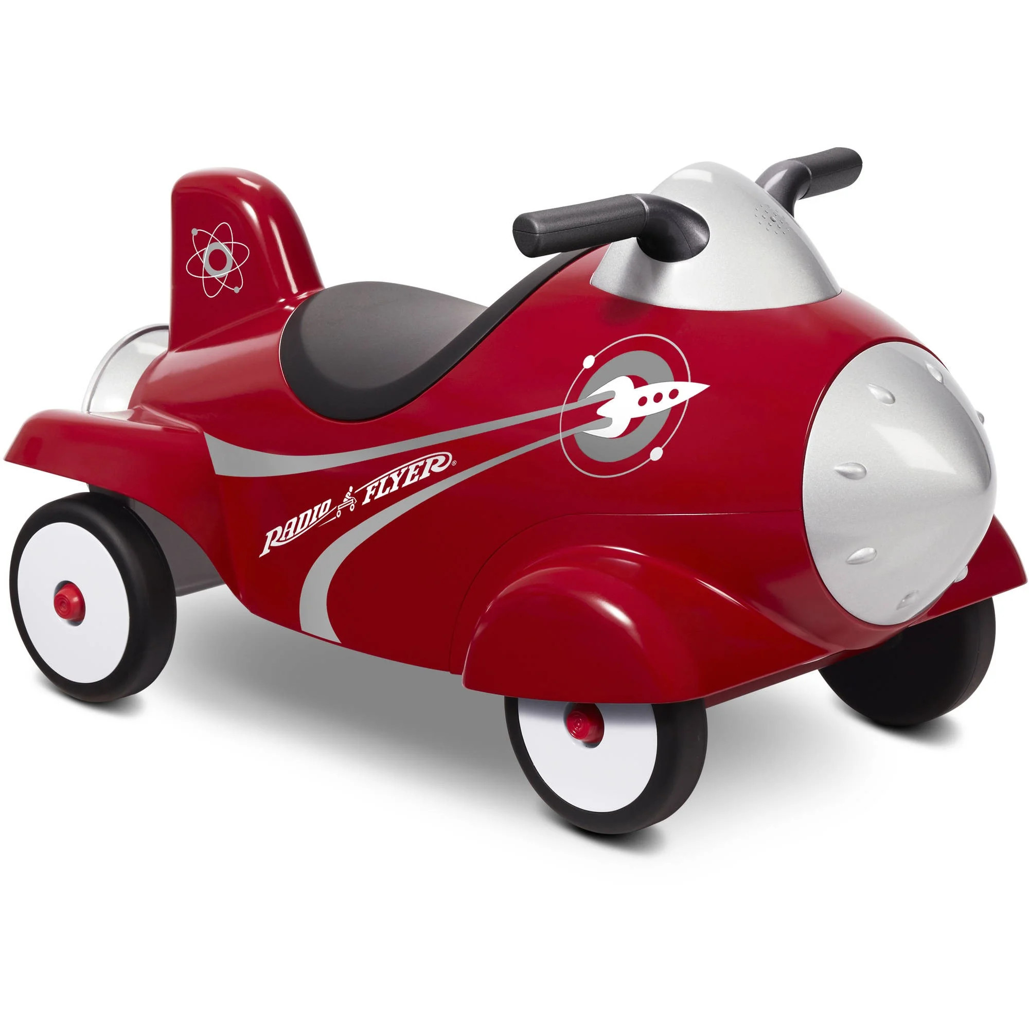 Radio Flyer Retro Rocket Ride-On with Lights, Sounds and Under-Seat Storage, for 1 - 3 years, 1 U... | Walmart (US)