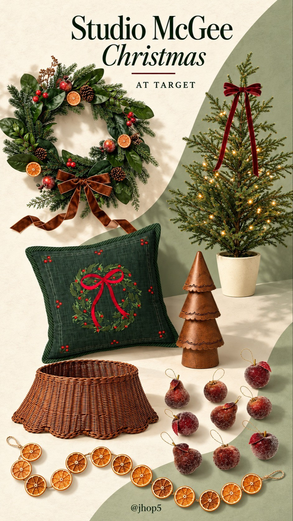 Studio McGee Christmas finds at Target! Warm wood, woven textures, velvet bows and citrus details for a cozy, classic holiday look. #TargetFinds #StudioMcGee #ChristmasDecor

#LTKSeasonal #LTKHome