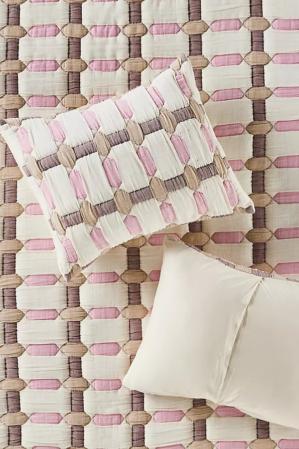 Sonya Matelassé Shams, Set of 2 | Anthropologie (US)