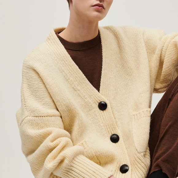 Babaa Cardigan no17 in natural OS | Poshmark