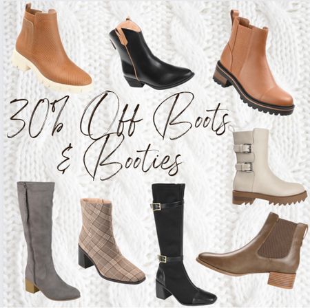 There’s a 30% off boots and booties sale at one of my fav shoe stores! They also have wide width and wide calf, and go up to size 12 shoe! 

#LTKcurves #LTKshoecrush #LTKsalealert