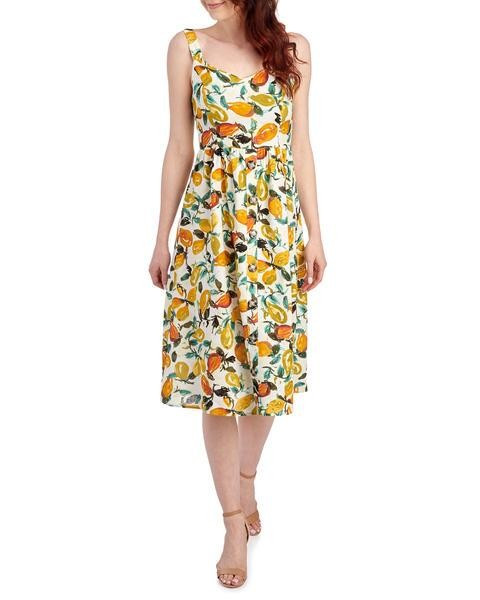 Novelty Fruit Print Sweetheart Neck Dress | Stein Mart