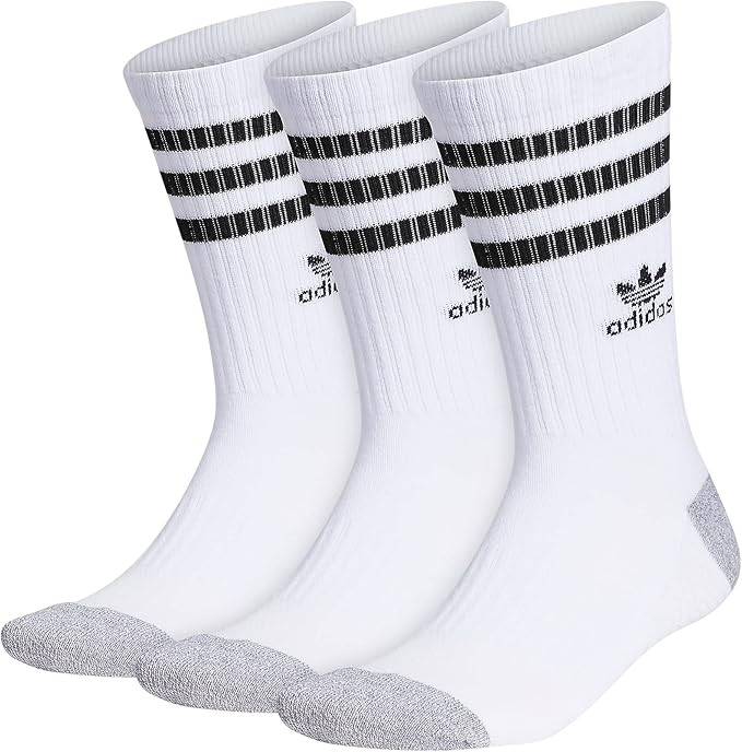 adidas Originals womens Roller Crew Socks (3-pair) | Amazon (US)