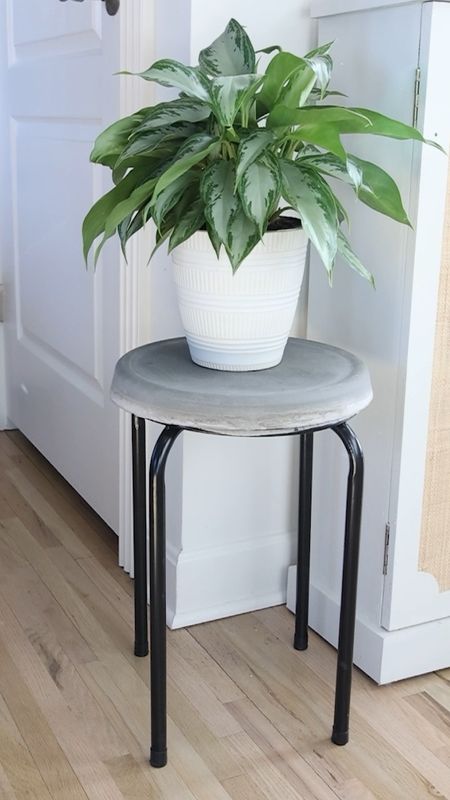 Recreate this DIY plant stool! All materials linked! This makes an awesome home decor piece!

#LTKhome #LTKVideo #LTKSeasonal