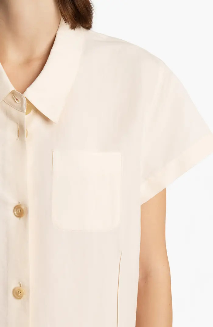 Khaite Effy Organza Shirtdress | Nordstrom | Nordstrom