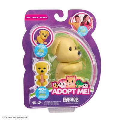 Fingerlings Adopt Me! Dog, Interactive Pet with 40+ Sounds & Reactions: Plastic Animal Figure, 3.... | Target