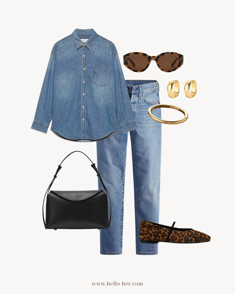 
Fall Capsule Wardrobe 🍂 A chic denim on denim outfit idea, perfect for a coffee date or brunch!  

 #LTKSeasonal