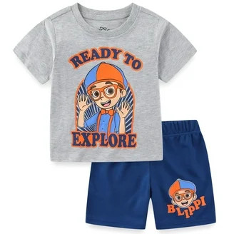 Paw Patrol Toddler Boys' Short Sleeve Graphic Tee and Shorts Set, 2 Piece, Sizes 12M-5T | Walmart (US)
