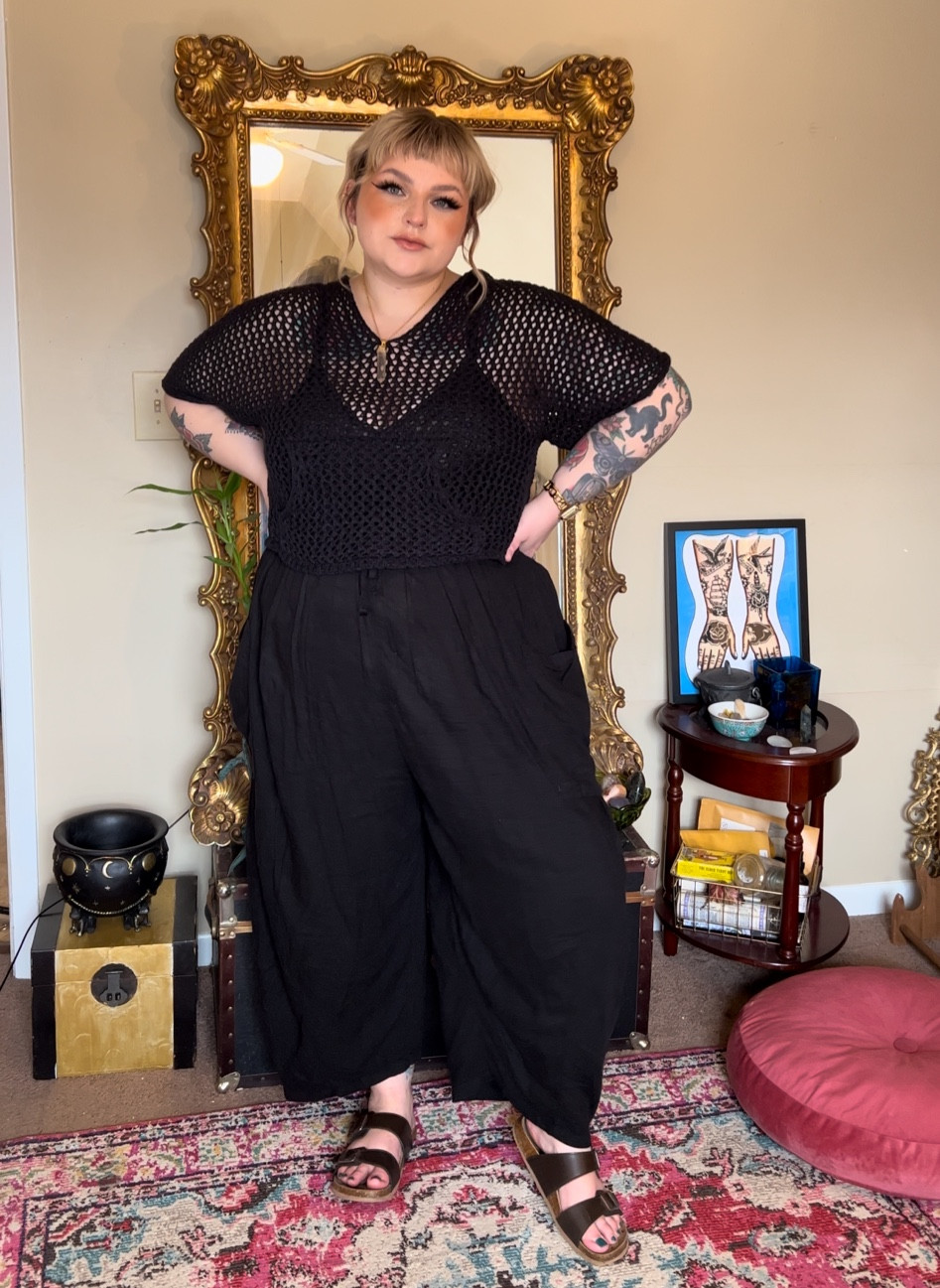 All black boho hippie Plus Size OOTD 

#LTKFestival #LTKcurves #LTKunder100
