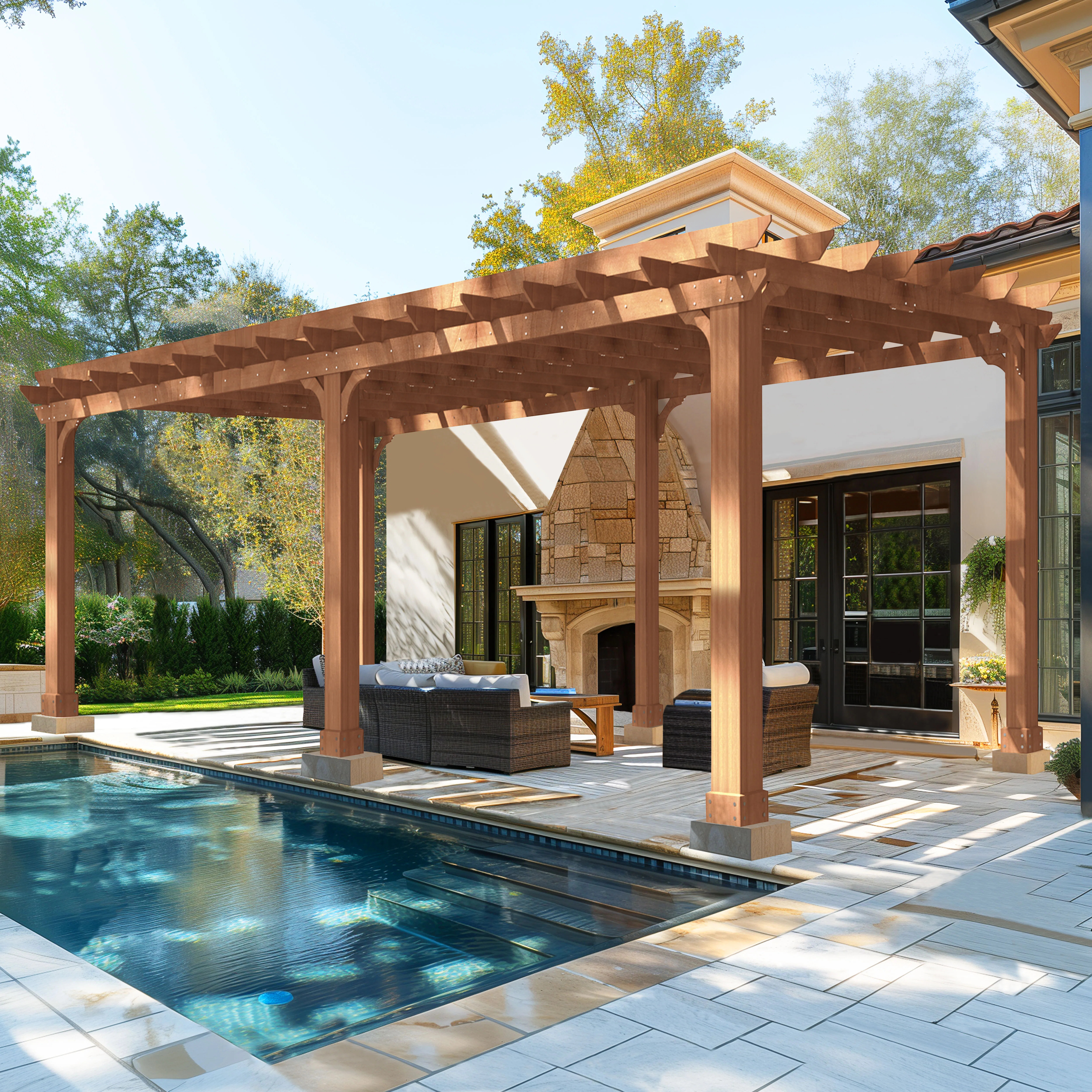 Veikous Solid Wood Pergola & Reviews | Wayfair | Wayfair North America