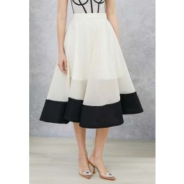 Swing In the Breeze Organza Midi Skirt for Art Gallery Visits & Outdoor Concerts | Chicwish