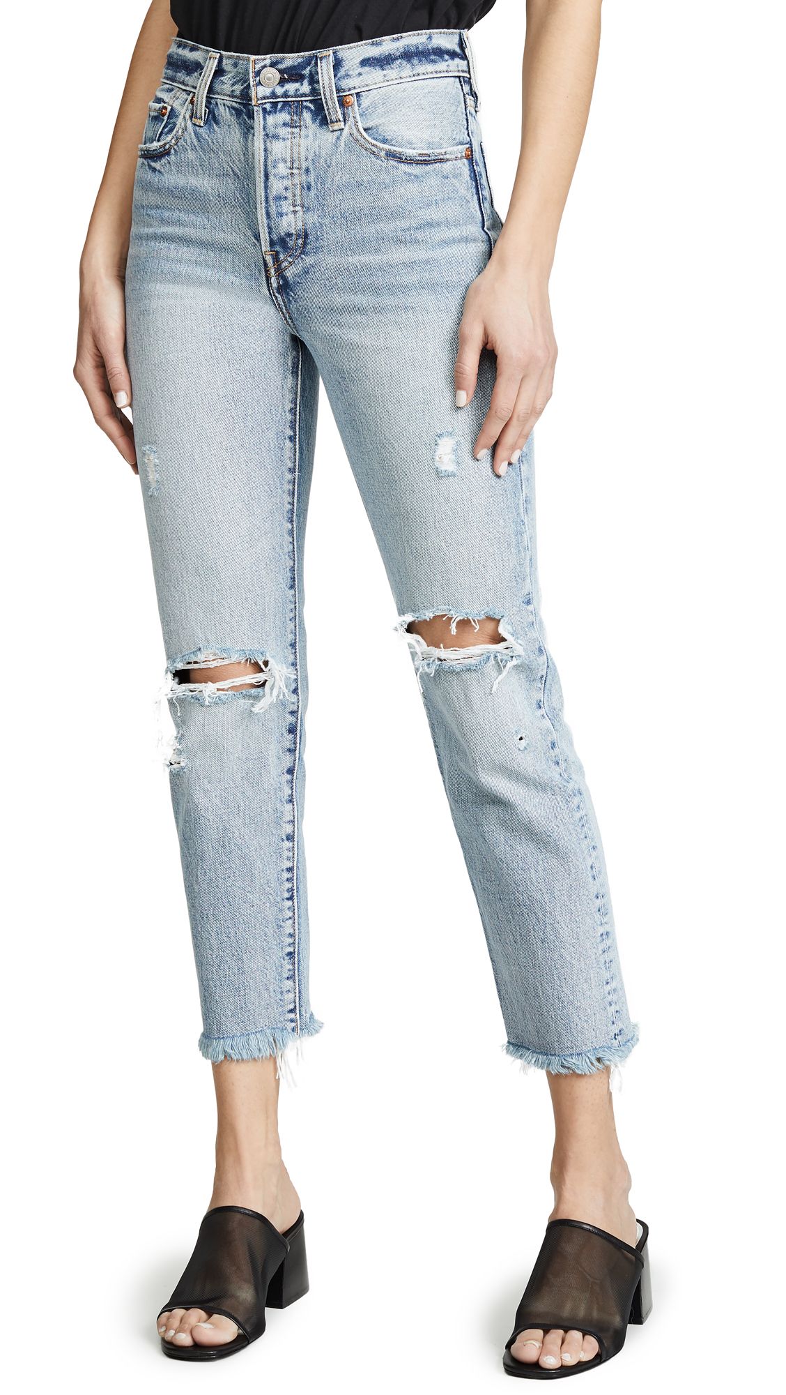 Levi's Wedgie Selvedge Straight Jeans | Shopbop