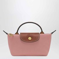 Longchamp Le Pliage Original Pink Tea Coloured Clutch Bag | Balardi (US & Canada)
