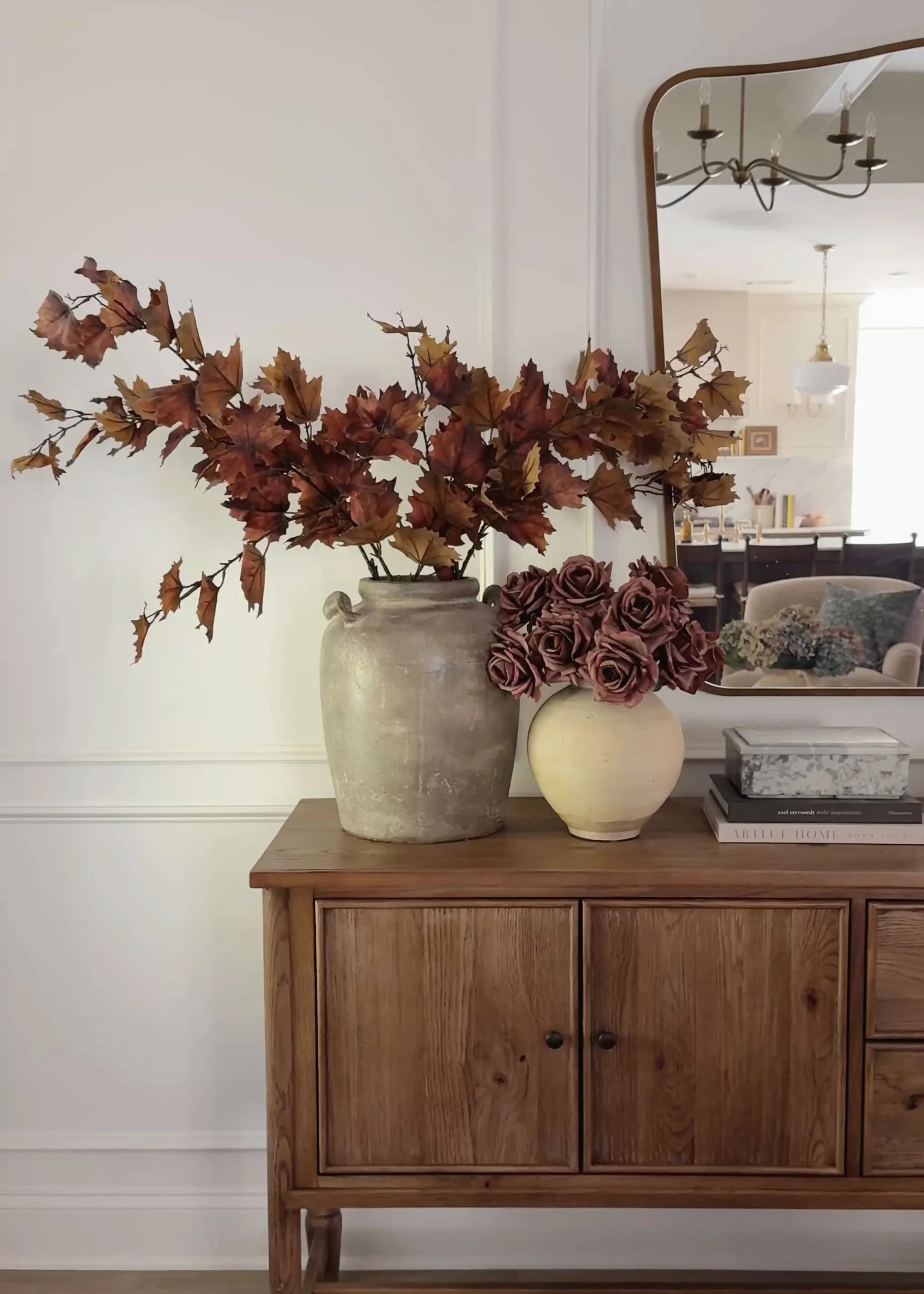 Maple Leaf Branch in Nutmeg | Tall Faux Fall Branches | Afloral | Afloral