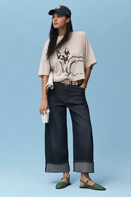 Pilcro High-Rise Carpenter Barrel Jeans | Anthropologie (US)