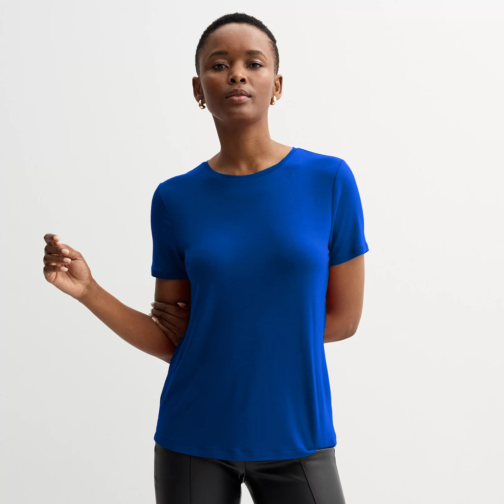 Women's Nine West Essential Crewneck Tee | Kohl's