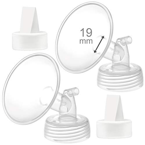 Maymom 19mm Flange and Duckbill Valve Compatible with Spectra S1 S2 Breastpump Not Original S2 Accessories Not Original Spectra Replacement Duckbill Valve and Flange | Amazon (US)