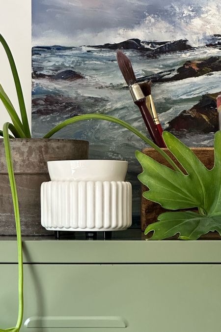 White fluted modern wax warmer from Amazon under $25! This little wax burner makes my home feel so cozy 🖤

#LTKfindsunder50 #LTKSeasonal #LTKhome