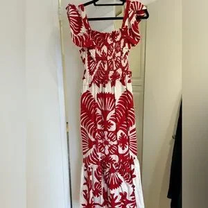Sea New York Printed Red Dress | Poshmark