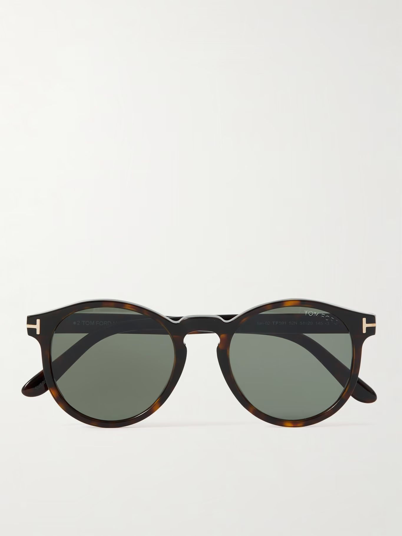 Ian Round-Frame Tortoiseshell Acetate Sunglasses | Mr Porter (UK)