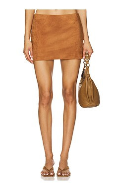 superdown Delphi Skirt in Tan from Revolve.com | Revolve Clothing (Global)