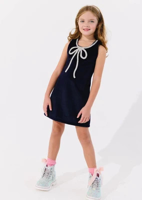 Velvet Bow Princess Dress | Lola + The Boys
