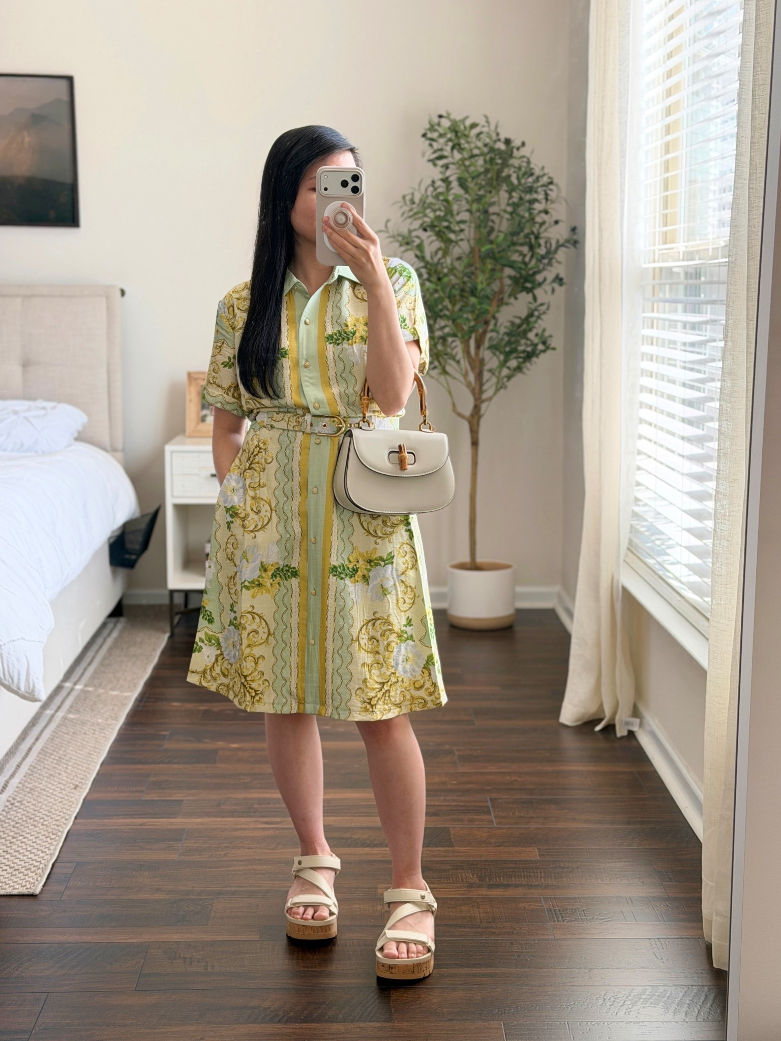 Chic spring fashion! 🌼 This floral belted shirt dress is such a lovely new find. The collared neckline and button-front design give it a polished feel, while the floral print  keep it fresh and feminine for the season. 🤍 I also love the side pockets and fully lined silhouette—pretty and practical. Such a great dress for spring days, brunch, or weekend outings. Linked this one and similar styles to shop! 🛍️ #SpringDress #SpringFashion #PetiteFashion

#LTKPetite #LTKgrwm #LTKootd