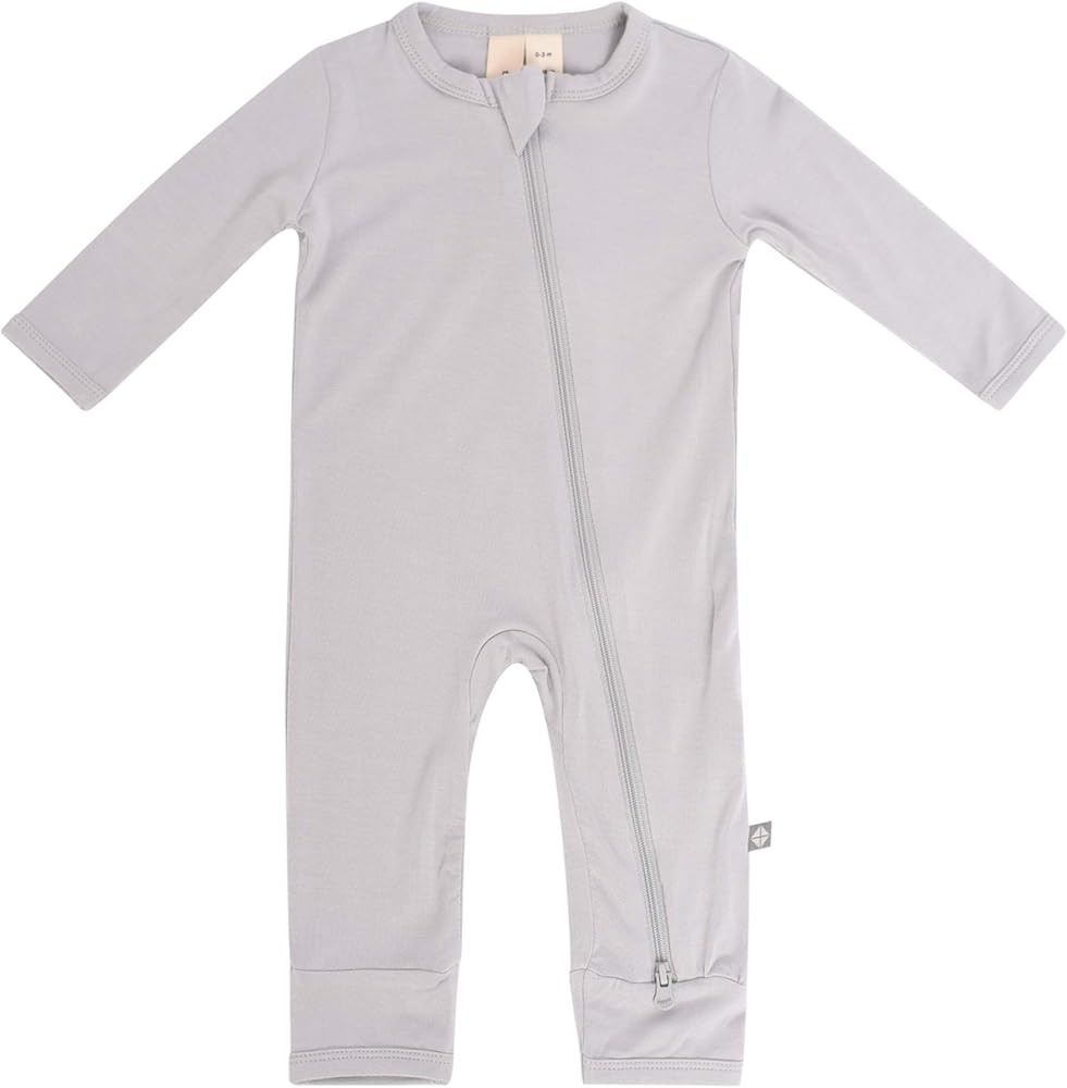 KYTE BABY Soft Bamboo Rayon Rompers, Zipper Closure, 0-24 Months | Amazon (US)