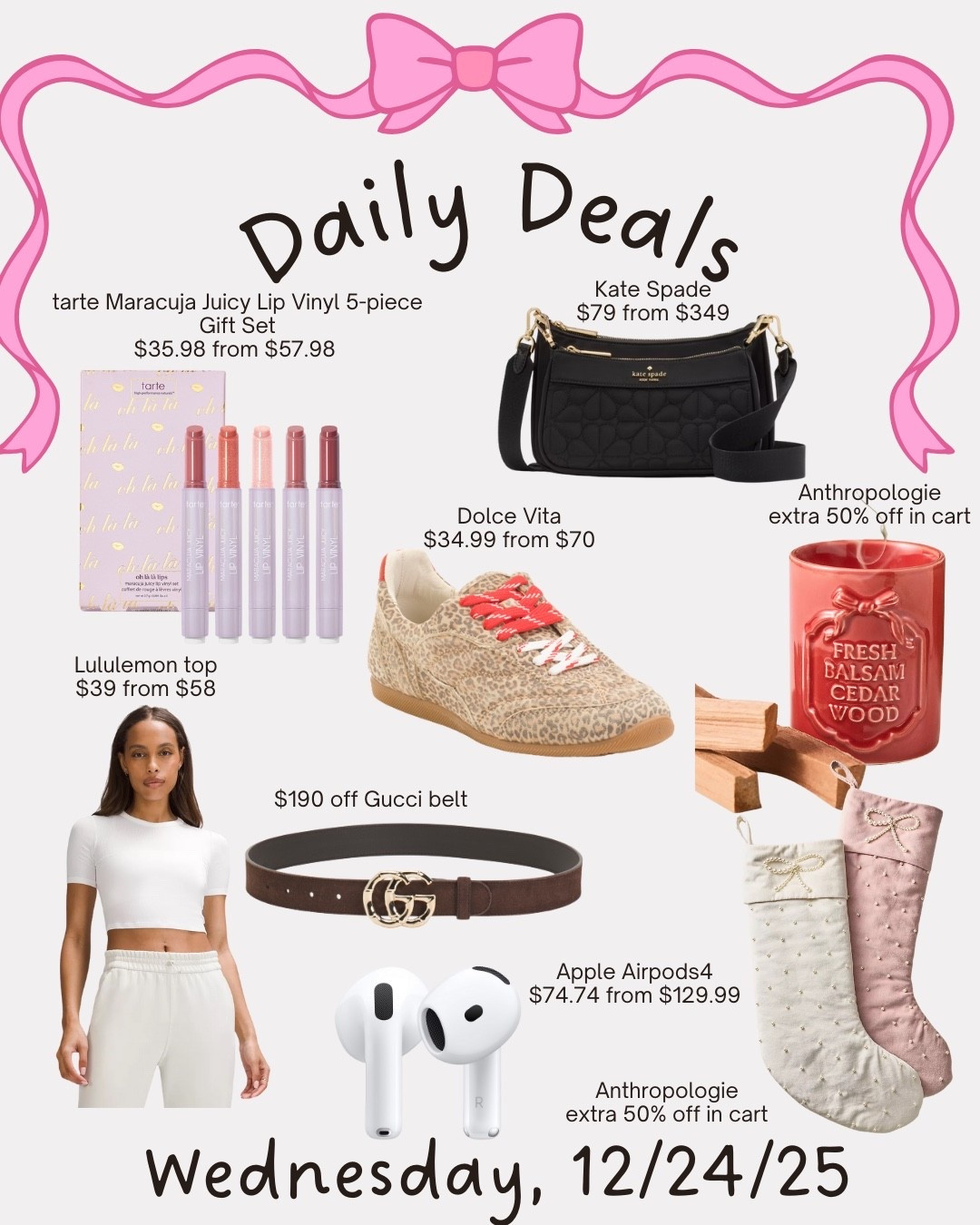 Daily deals 

#LTKFindsUnder50 #LTKFindsUnder100 #LTKSaleAlert