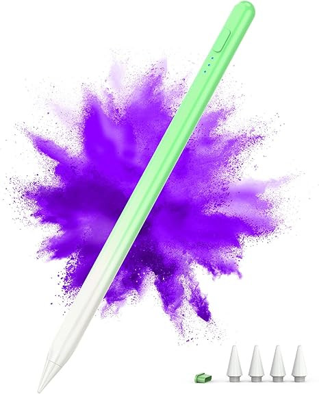 Stylus Pen for iPad 2018-2024, 15Mins Fast Charge for Apple iPad Pencil, Palm Rejection,Tilt Sens... | Amazon (US)