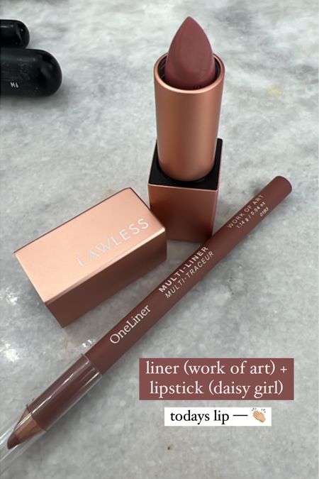Tower 28 liner in work of art + Lawless lipstick in Daisy girl 💋💄 todays lip! 

Nude lip / Sephora sale picks / Holley Gabrielle / beauty 

#LTKsalealert #LTKbeauty #LTKfindsunder50