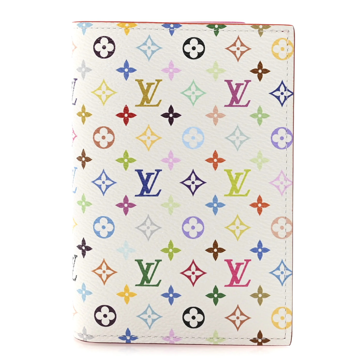 LV X TM Monogram Multicolor Passport Cover White | FASHIONPHILE (US)