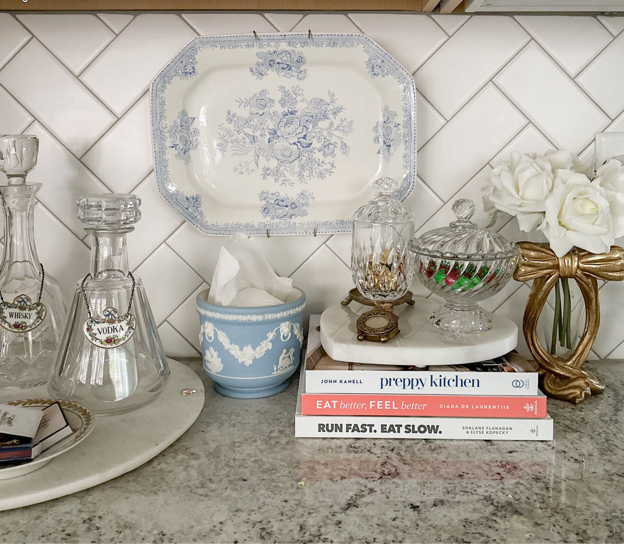 Bar decor ideas! Add a stack of cookbooks for warmth and quick cooking resources.

#LTKStyleTip #LTKFamily #LTKHome