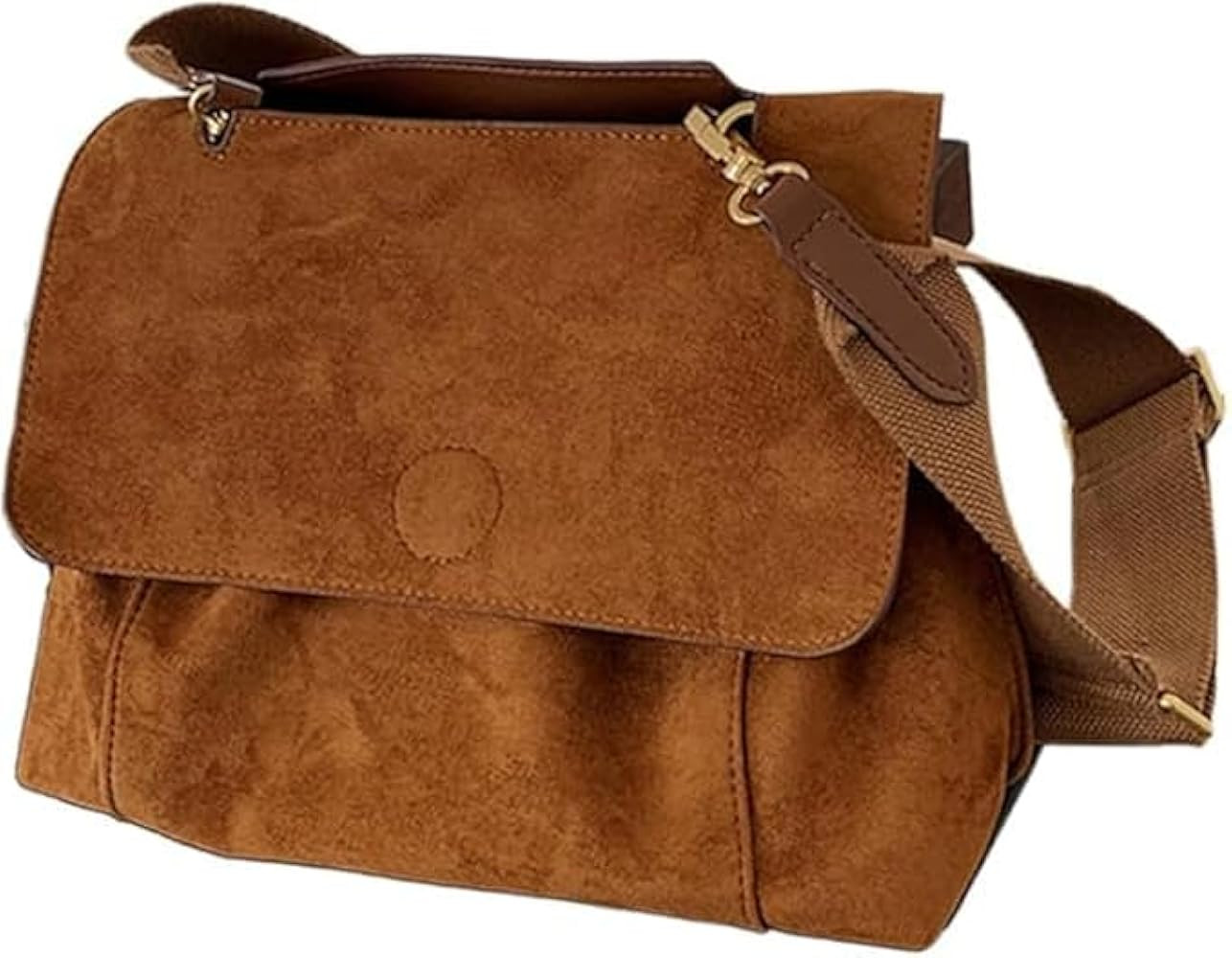 VOSTEVAS Crossbody Bag for Women Men Hobo Shoulder Handbag Retro Slouchy Work Bag Suede Tote Bag ... | Amazon (CA)