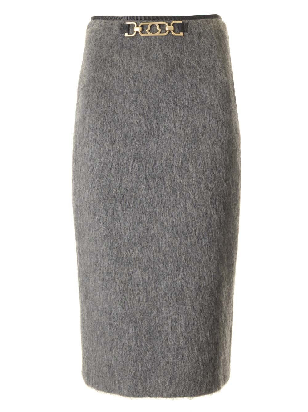 Moncler Wool And Mohair Pencil Skirt | Italist.com US