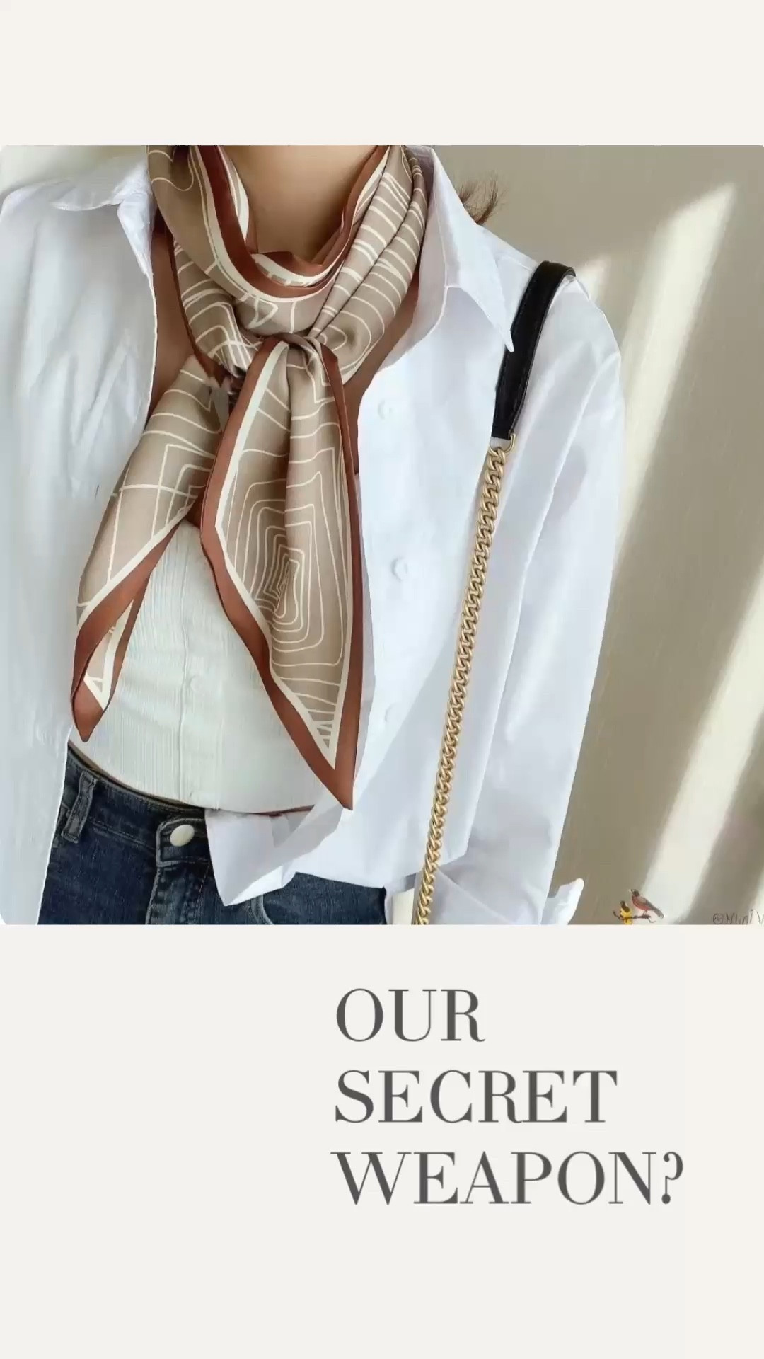Our secret weapon? A silk scarf.

It’s the simplest way to make an outfit feel intentional—adding structure, polish, and just enough interest without overcomplicating anything.

Draped, tied, or left loose, it does the work for you.

We linked a few beautiful options at different price points so you can try it without overthinking it.

Because the difference is rarely more—it’s just one thoughtful detail.

#LTKOver40 #LTKdayinmylife #LTKWorkwear