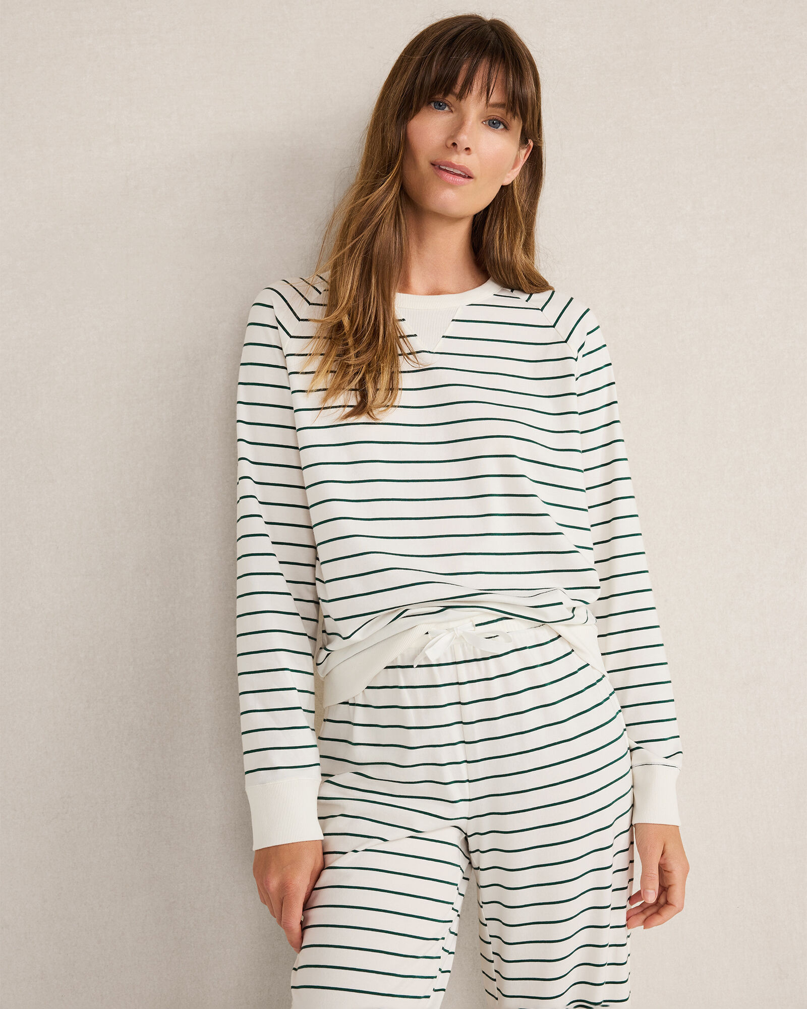 Organic Cotton Jersey Stripe Baseball Tee | Haven Well Within