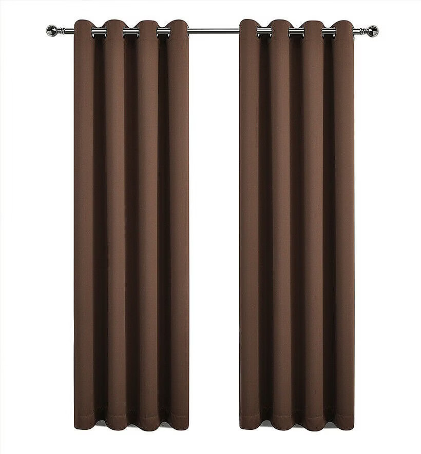 Kate Aurora Kate Aurora 2 Piece Solid Colored Room Darkening Grommet Top Thermal Window Curtain P... | Target