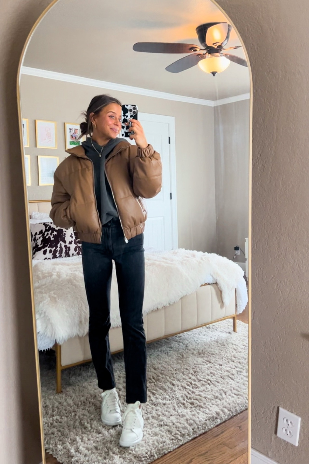 The leather puffer jacket I didnt need but cant live without  

#LTKGiftGuide #LTKU #LTKSeasonal