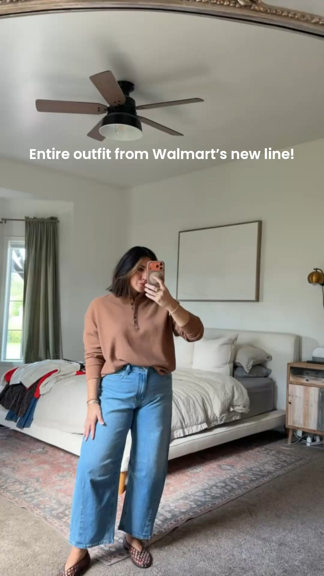 This new drop from Walmart is so good! 
Feels and looks like Madewell!
I’m a size L

#LTKxWalmart #LTKMidsize #LTKSeasonal
