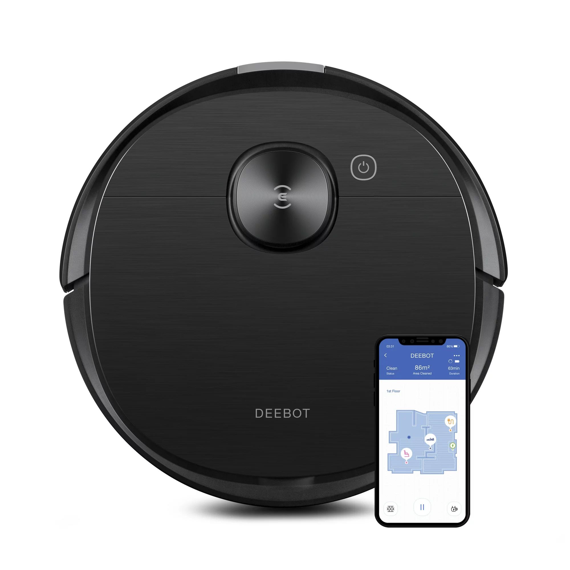 ECOVACS DEEBOT OZMO T8 Vacuuming & Mopping Robot with 3D Object Detection & Avoidance, Precision ... | Walmart (US)