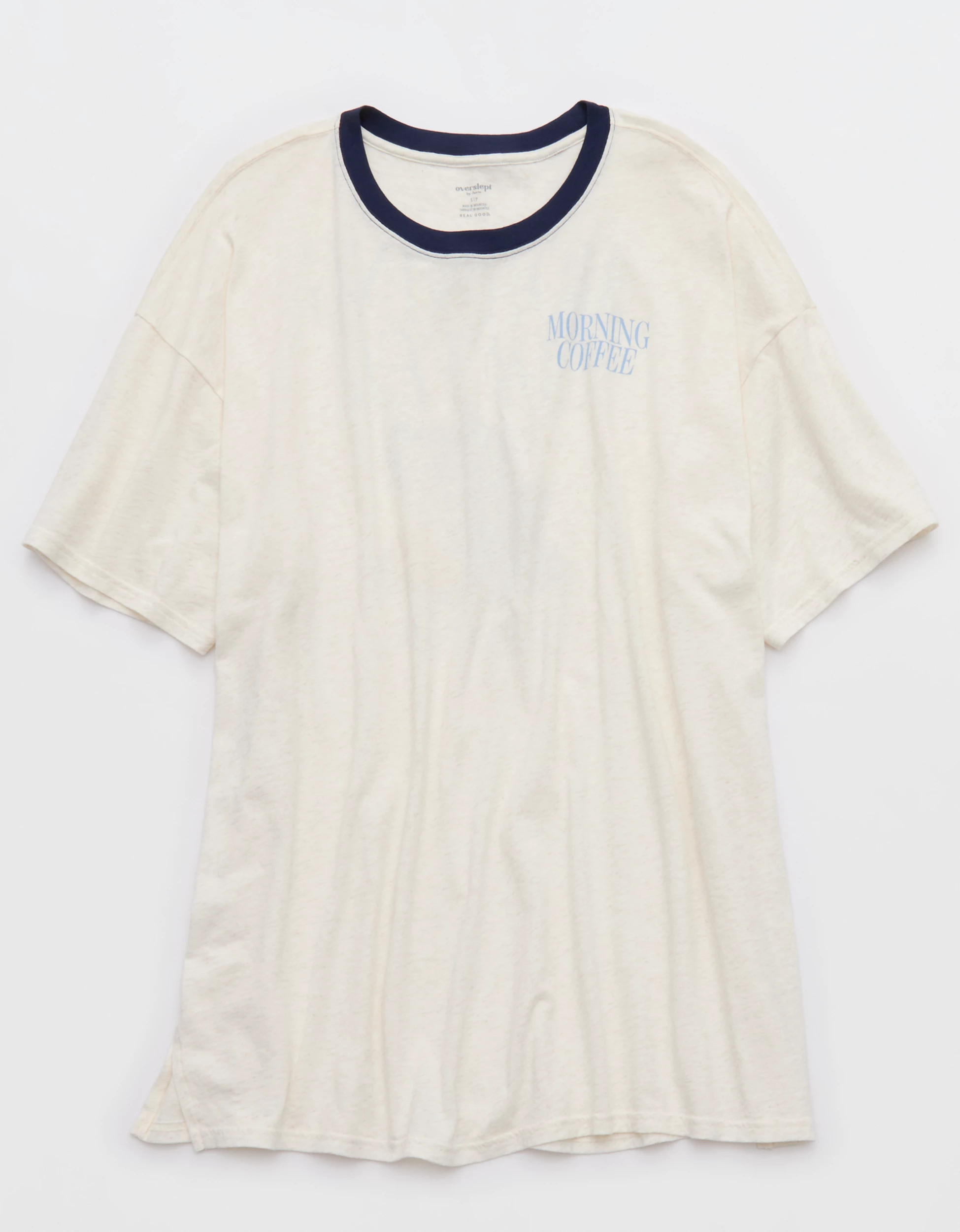 OVERSLEPT by Aerie Sleep Happens Night Tee | Aerie