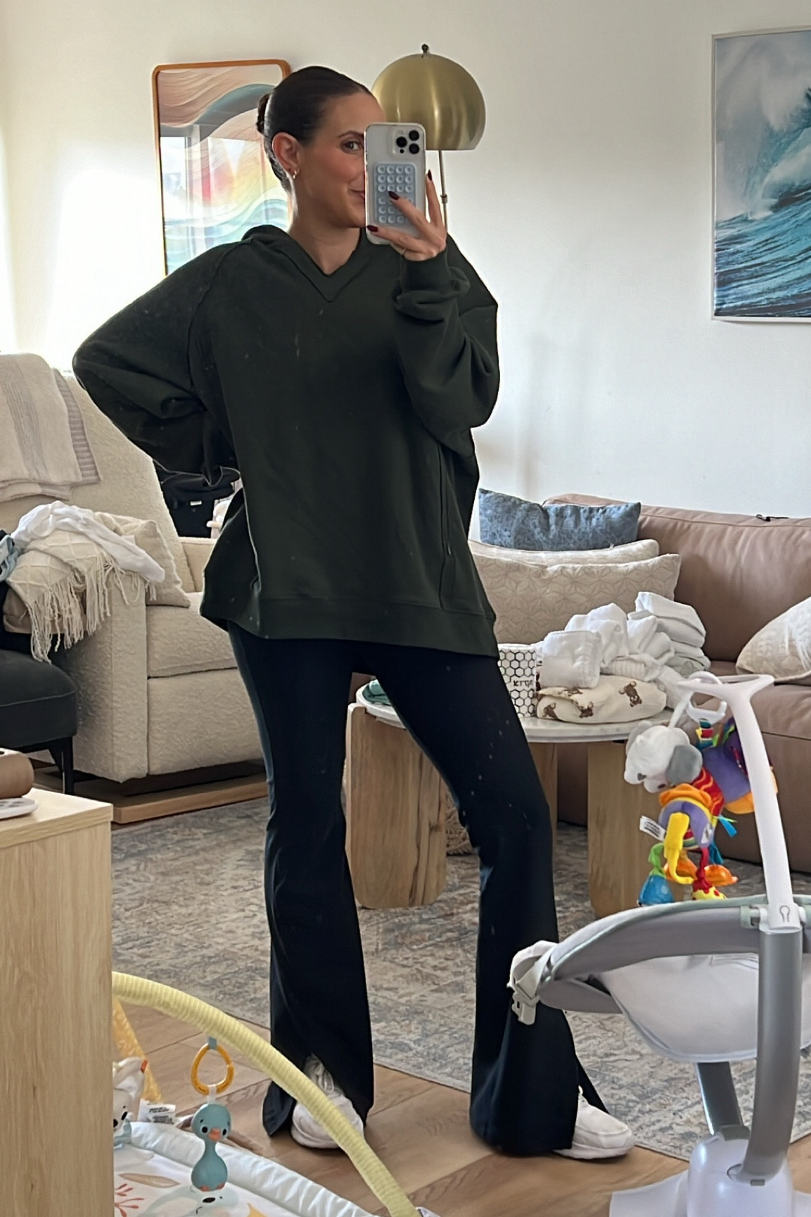 Top size XXL and bottoms size S

#LTKBaby #LTKStyleTip #LTKFindsUnder100