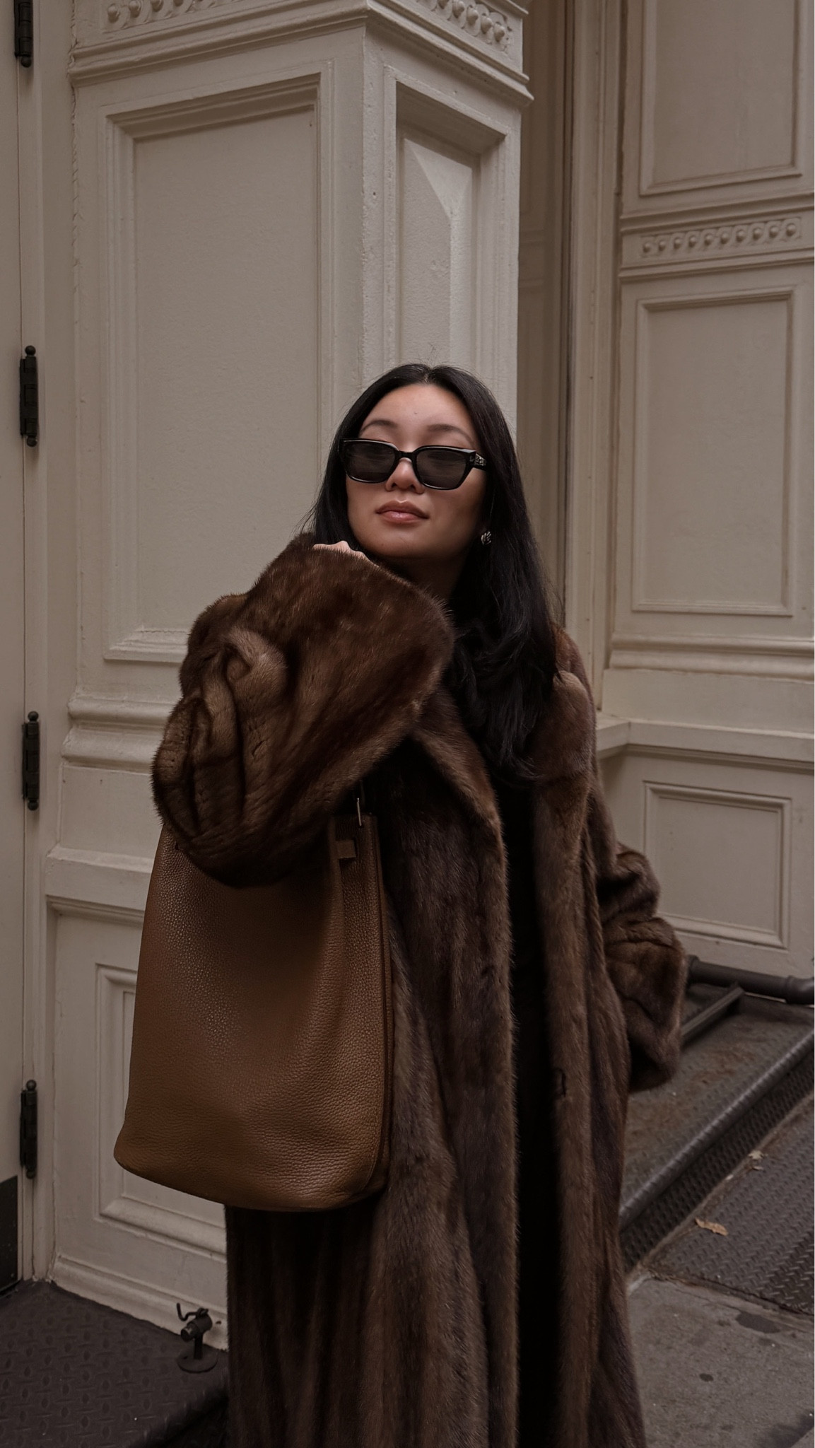 Vintage Coat and Bag