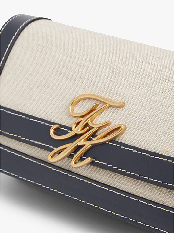 Crossbody-Tasche aus Canvas mit Lederbesatz | Tommy Hilfiger (DE)