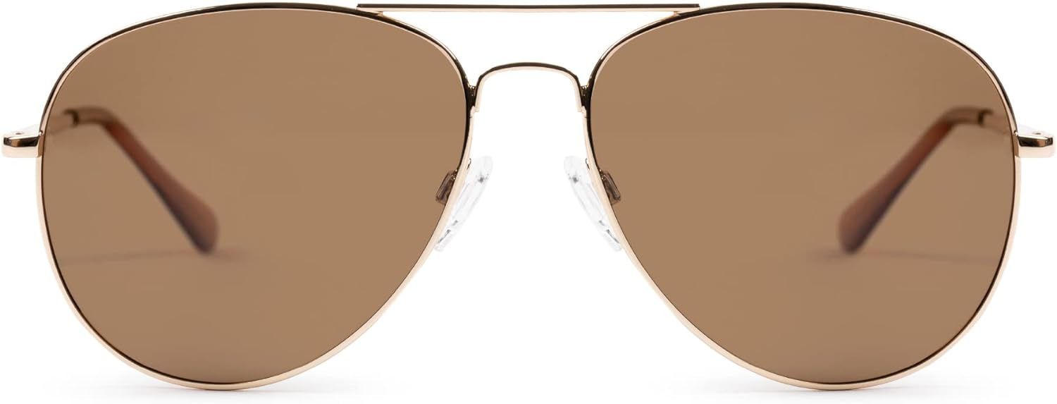 EVEE Polarized Aviator Sunglasses Classic Military Sunglasses (Scout) | Amazon (US)