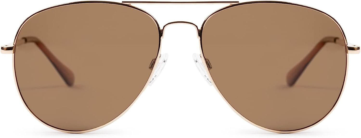 EVEE Polarized Aviator Sunglasses Classic Military Sunglasses (Scout) | Amazon (US)